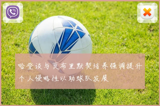 哈登谈与莫布里默契培养强调提升个人侵略性以助球队发展